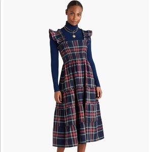 Hill House Home NWT Navy Tartan Ellie Nap Dress XS